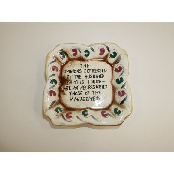 Vintage Japan G C Fine Ceramic Trinket Dish Hanging Small Plate 4" - Picture 2 of 5